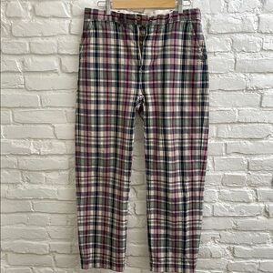 Polo madras plaid trousers